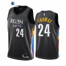 Camisetas NBA de Brooklyn Nets Cameron Thomas Nike Negro Ciudad 2021-22