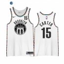 Camisetas NBA Edición ganada Brooklyn Nets Vince Carter Blanco