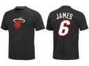 Camisetas NBA James Miami Heat Negro
