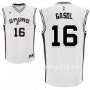 Camisetas NBA de Pau Gasol San Antonio Spurs Blanco