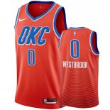 Camisetas NBA De Oklahoma City Thunder Russell Westbrook Naranja 2019-20
