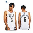 Camisetas NBA de New Orleans Pelicans Nickeil Alexander Walker 75th Blanco Ciudad 2021-22