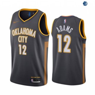 Camisetas NBA de Steven Adams Oklahoma City Thunder Nike Negro Ciudad 19/20
