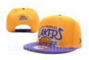 Snapbacks Caps NBA De Los Angeles Lakers Amarillo Púrpura-1