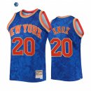 Camisetas NBA New York Knicks NO.20 Kevin Knox Royal Throwback 2022