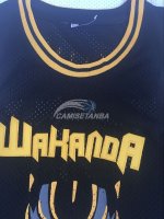 Camisetas NBA Black Panther Pelicula Baloncesto #2 Negro