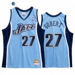 Camisetas NBA Utah Jazz Rudy Gobert Azul Hardwood Classics 2009-10