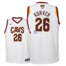 Camisetas de NBA Ninos Kyle Korver Cleveland Cavaliers 2018 Finales Blanco Association Parche