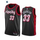 Camisetas NBA Nike Portland Trail Blazers NO.33 Robert Covington 75th Season Diamante Negro Ciudad 2022