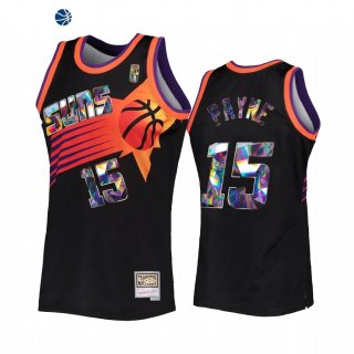 Camisetas NBA Phoenix Suns NO.15 Cameron Payne 75th Diamante Negro Hardwood Classics 2022