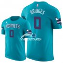 Camisetas NBA de Manga Corta Miles Bridges Charlotte Hornets Verde 17/18