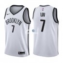 Camisetas NBA de Jeremy Lin Brooklyn Nets Nike Negro Ciudad 17/18