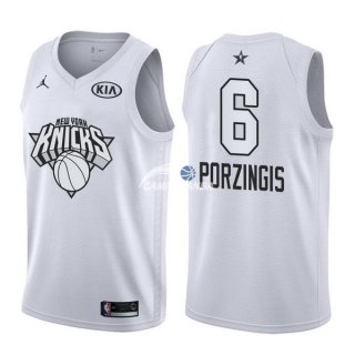 Camisetas NBA de Kristaps Porzingis All Star 2018 Blanco