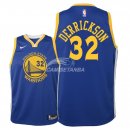 Camisetas de NBA Ninos Golden State Warriors Marcus Derrickson Azul Icon 2018