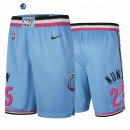 Pantalon NBA de Miami Heat Kendrick Nunn Nike Azul Ciudad