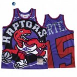 Camisetas NBA Toronto Raptors Vince Carter Big Face Purpura Hardwood Classics