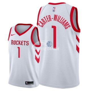 Camisetas NBA de Michael Carter Williams Houston Rockets Blanco Association 2018