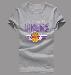 Camisetas NBA Los Angeles Lakers Gris-1