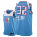 Camisetas NBA de Wenyen Gabriel Sacramento Kings Nike Azul Ciudad 2018