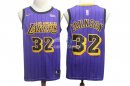Camisetas NBA de Magic Johnson Los Angeles Lakers Púrpura Ciudad 18/19