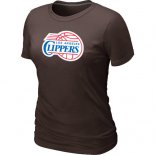Camisetas NBA Mujeres Los Angeles Clippers Marron