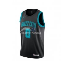 Camiseta NBA Ninos Charlotte Hornets Miles Bridges Nike Negro Ciudad 18/19