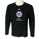 Camisetas NBA Manga Larga Los Angeles Clippers Negro 2017