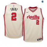 Camisetas de NBA Ninos Portland Trail Blazers Gary Trent Nike Crema Ciudad 19/20