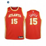 Camiseta NBA Ninos Atlanta Hawks Clint Capela Rojo Icon 2020-21