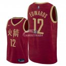 Camisetas NBA de Vincent Edwards Houston Rockets Nike Rojo Ciudad 18/19