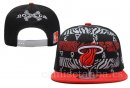 Snapbacks Caps NBA De Miami Heat Rojo Negro Blanco