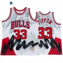 Camisetas NBA Chicago Bulls NO.33 Scottie Pippen Blanco Throwback 2022