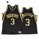 Camisetas NBA Philadelphia 76ers Allen Iverson Negro Throwback 2021