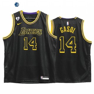Camiseta NBA Ninos Los Angeles Lakers Marc Gasol Mamba Negro 2020-21