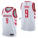 Camisetas NBA de Zhou Qi Houston Rockets Blanco Association 17/18