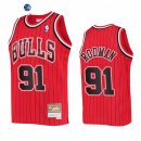 Camisetas NBA Ninos Chicago Bulls Dennis Rodman Rojo Throwback 2021