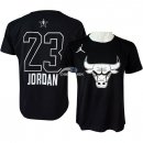 Camisetas NBA de Manga Corta Michael Jordan All Star 2018 Negro