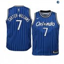 Camisetas de NBA Ninos Orlando Magic Michael Carter Williams Azul Hardwood Classics