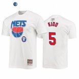 T-Shirt NBA Brooklyn Nets Jason Kidd Blanco 2021