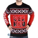 NBA Unisex Ugly Sweater Chicago Bulls Rojo Negro
