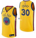 Camisetas NBA de Stephen Curry Golden State Warriors Nike Amarillo Ciudad 17/18
