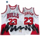 Camisetas NBA Chicago Bulls NO.23 Michael Jordan Blanco Throwback 2022