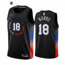 Camiseta NBA de Alec Burks New York Knicks Negro Ciudad 2020-21