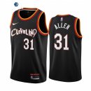 Camiseta NBA de Jarrett Allen Cleveland Cavaliers Negro Ciudad 2020-21