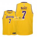 Camisetas de NBA Ninos Los Angeles Lakers JaVale McGee Amarillo Icon 18/19