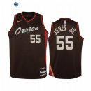 Camiseta NBA Ninos Portland Trail Blazers Derrick Jones Jr. Negro Ciudad 2020