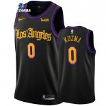 Camisetas NBA de Kyle Kuzma Los Angeles Lakers Negro Ciudad Creativa 19/20