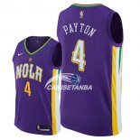 Camisetas NBA de Elfrid Payton New Orleans Pelicans Nike Púrpura Ciudad 17/18