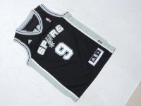 Camiseta NBA Ninos San Antonio Spurs Tony Parker Negro