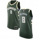 Camisetas NBA de Matthew Dellavedova Milwaukee Bucks Verde Icon 17/18